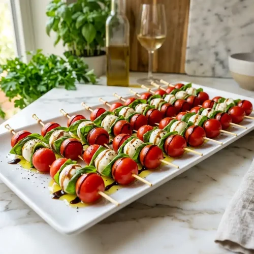 Mini Caprese Skewers 5 Mini Caprese Skewers