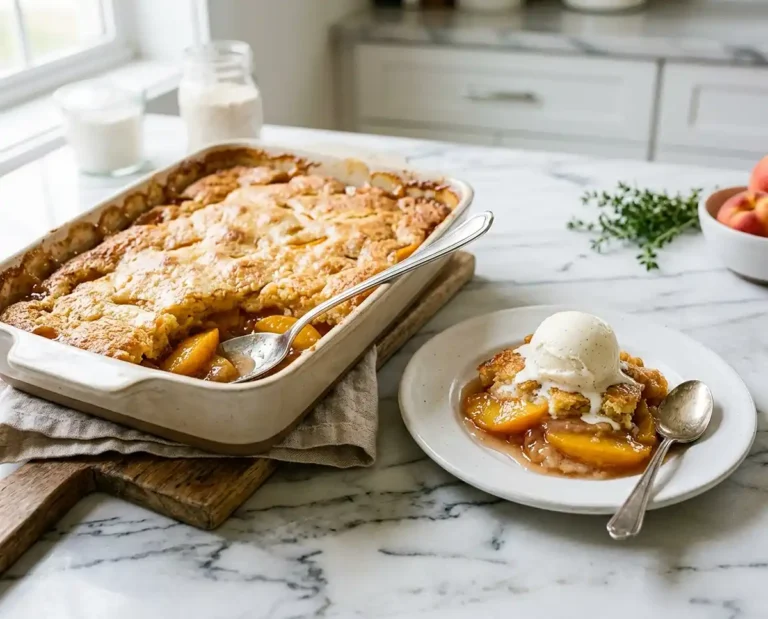 Peach Cobbler Dump Cake