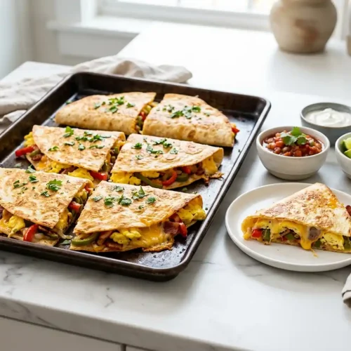 Sheet Pan Breakfast Quesadillas 5 Sheet Pan Breakfast Quesadillas