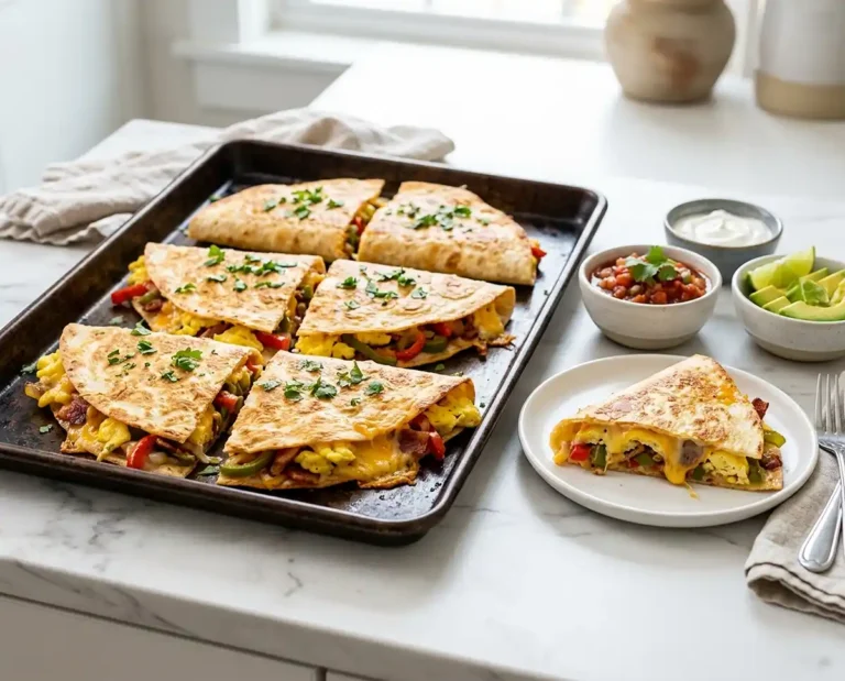 Taste with Purpose 4 Sheet Pan Breakfast Quesadillas