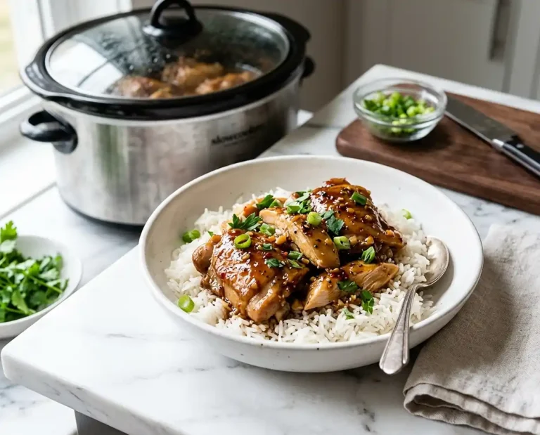 Slow Cooker Honey Garlic Chicken
