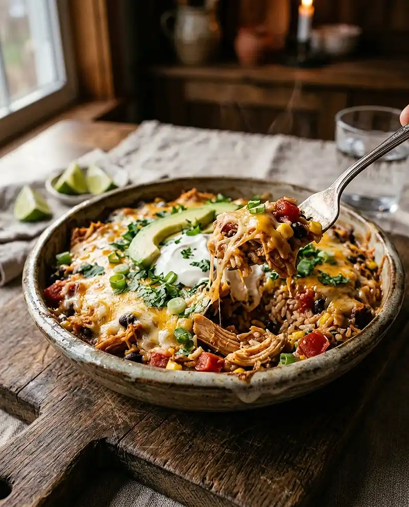 Southwest Chicken Rice Casserole 4 Southwest Chicken Rice Casserole recipe