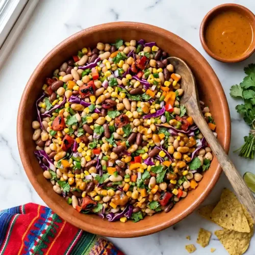 Southwestern and Mexican Dense Bean Salad Recipe 2 Southwestern and Mexican Dense Bean Salad Recipe