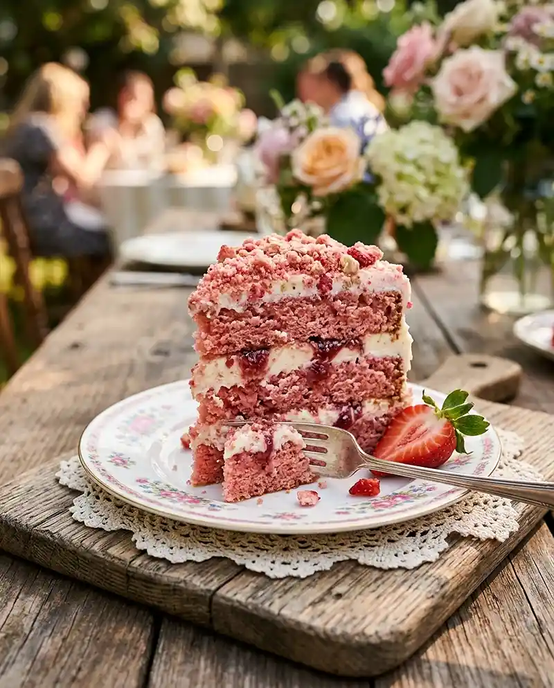Strawberry Shortcake Sheet Cake 4 Strawberry Shortcake Sheet Cake recipe