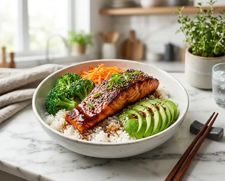 Taste with Purpose 7 Teriyaki Salmon Rice Bowls