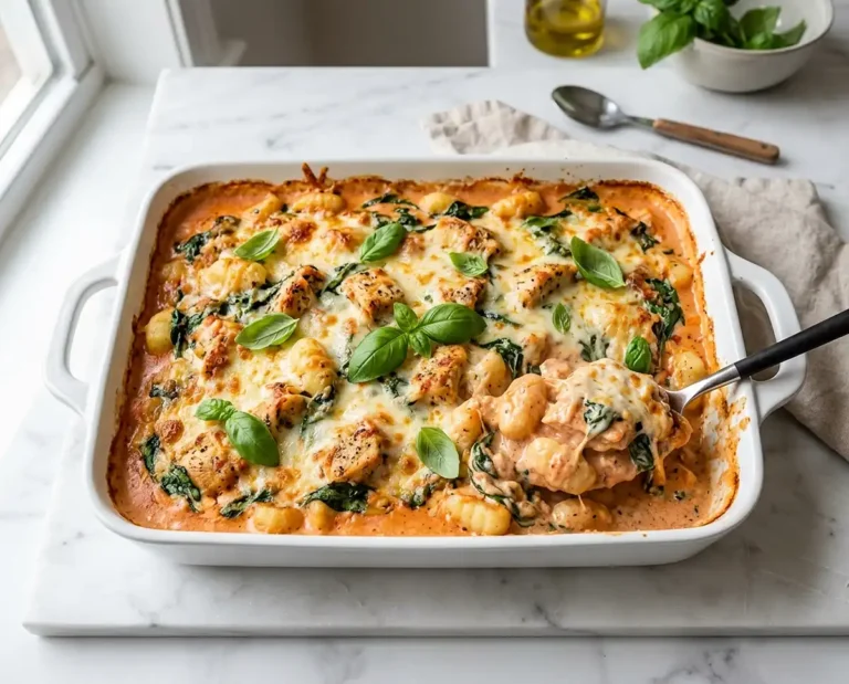 Taste with Purpose 2 Tuscan Chicken Gnocchi Bake