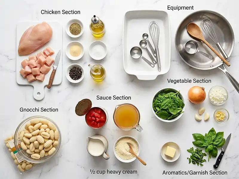 Tuscan Chicken Gnocchi Bake 2 Tuscan Chicken Gnocchi Bake Ingredients