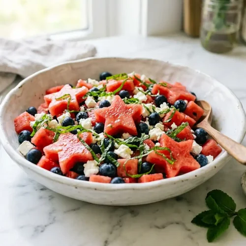 Watermelon Feta Blueberry Salad 5 Watermelon Feta Blueberry Salad