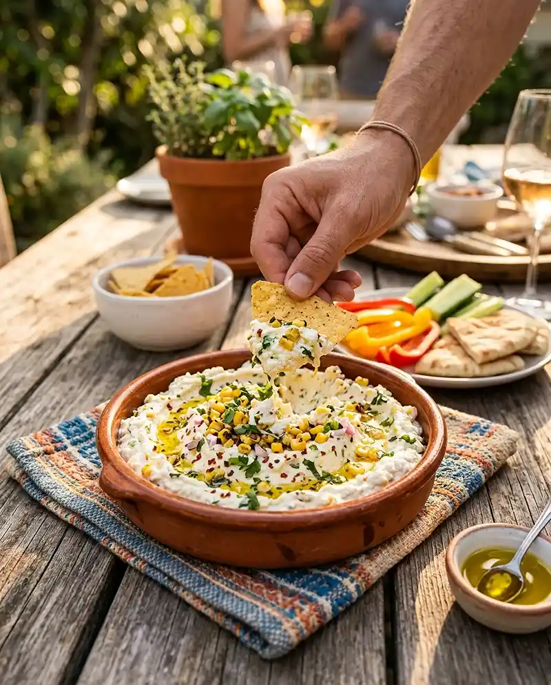 Whipped Feta Corn Dip 4 Whipped Feta Corn Dip recipe