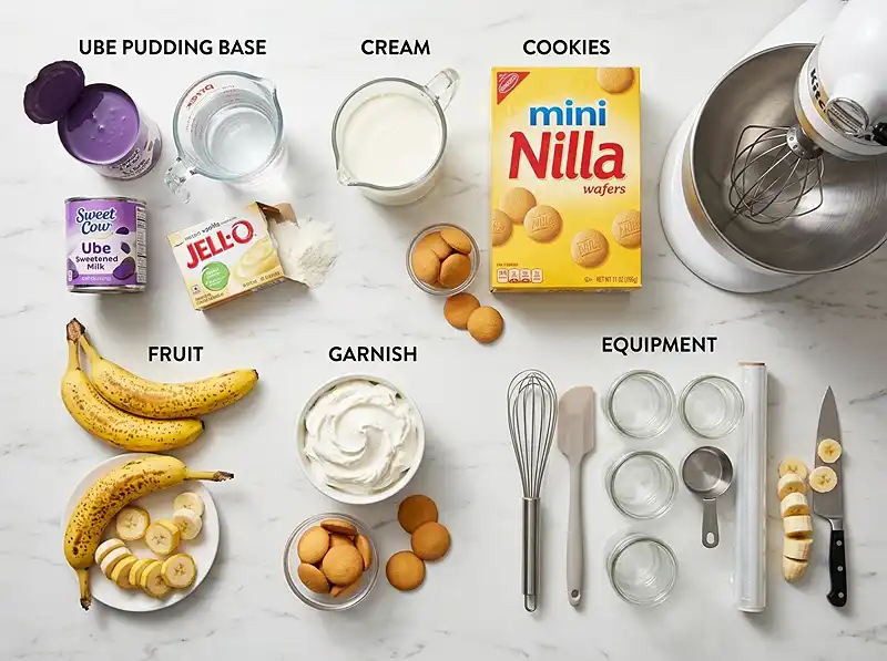 Banana Pudding Ube Recipe 3 banana pudding ube Ingredients