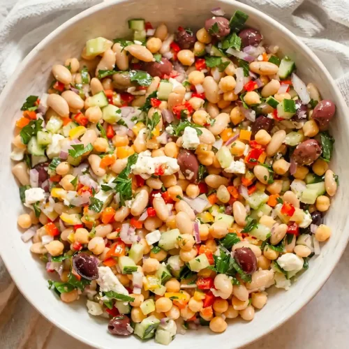 Greek Dense Bean Salad Recipe 2 greek dense bean salad recipe