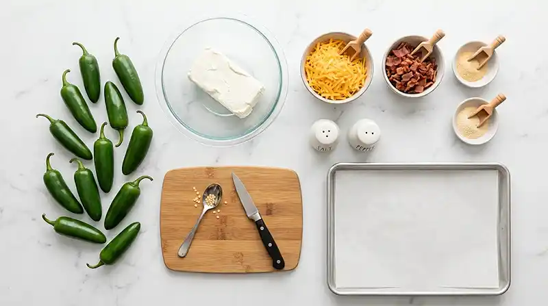 Mini Jalapeno Popper Bites 2 ingredient for Mini JalapeƱo Popper Bites