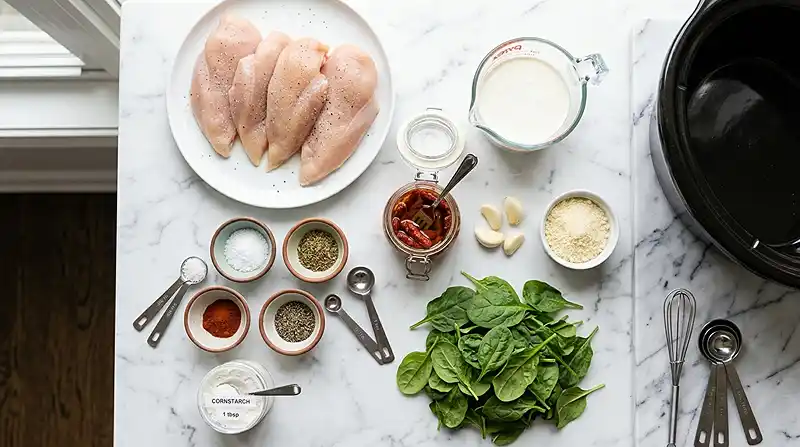 Crockpot Tuscan Chicken 2 ingredients Crockpot Tuscan Chicken