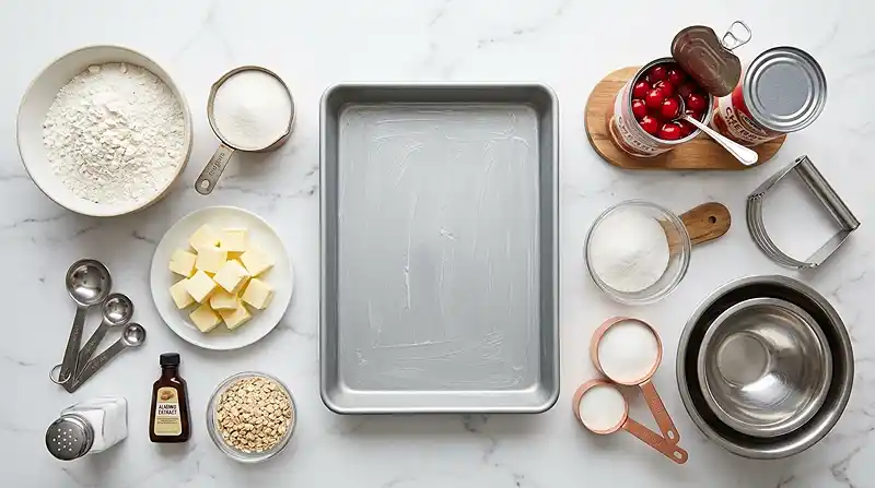 ingredients for Cherry Pie Bars