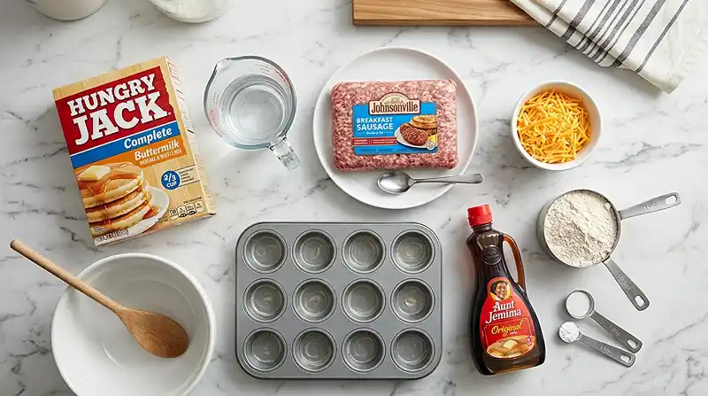 McGriddle Breakfast Bites 2 ingredients for McGriddle Breakfast Bites