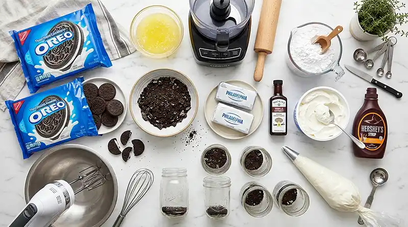 Oreo Delight Dessert Cups 2 ingredients for Oreo Delight Dessert Cups