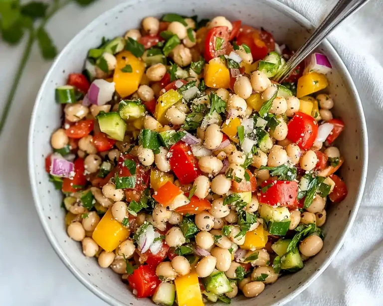 mediterranean dense bean salad recipe