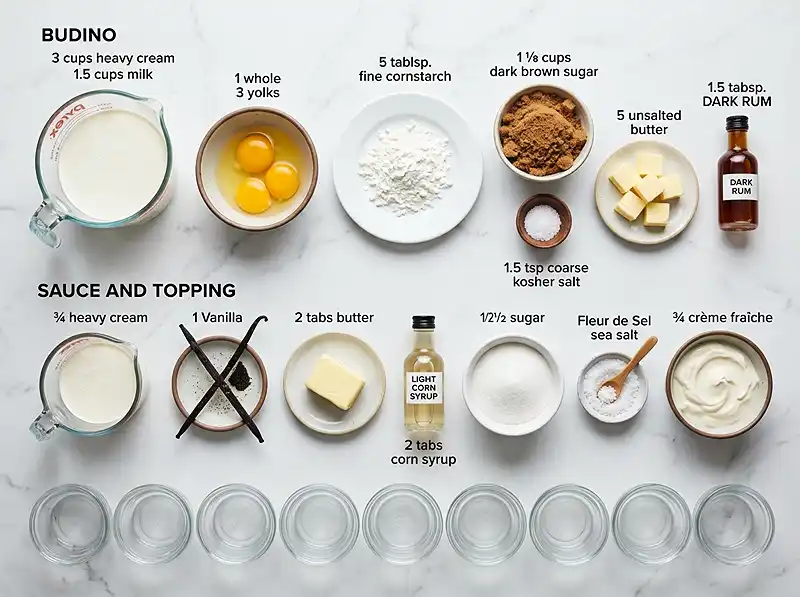 pizzeria mozza butterscotch budino​ Ingredients