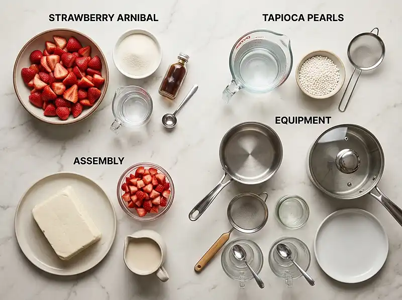Strawberry Taho Recipe (Foolproof) 3 strawberry taho Ingredients