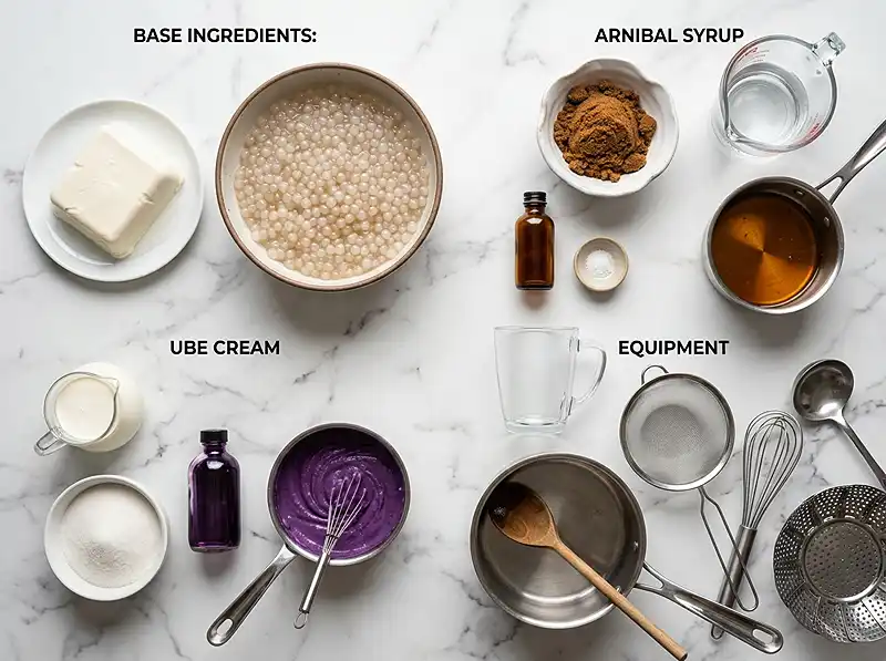 ube taho recipe​ Ingredients