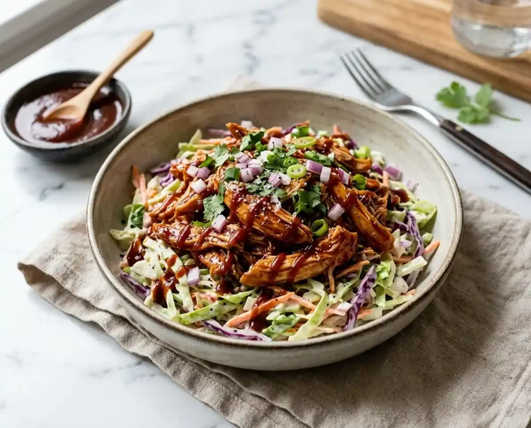 BBQ Chicken Slaw Bowls