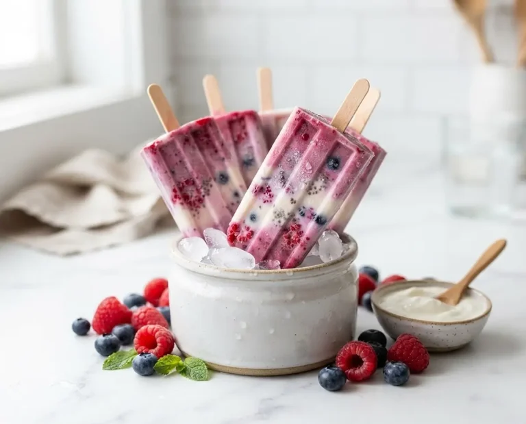 Taste with Purpose 15 Berry Electrolyte Yogurt Pops