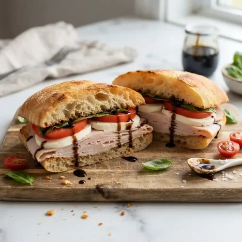 Caprese Turkey Lunch Sandwiches 5 Caprese Turkey Lunch Sandwiches