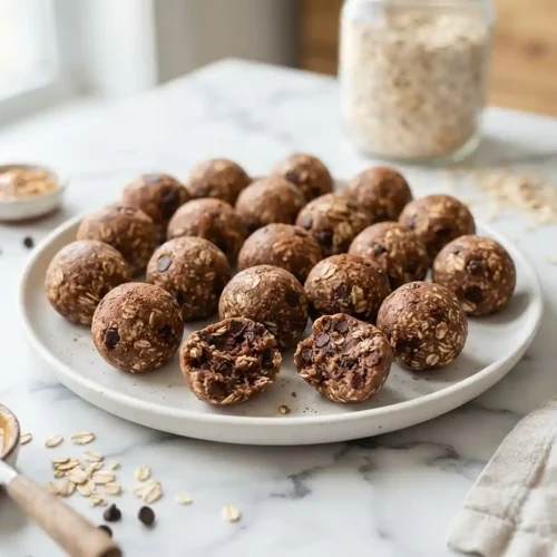 Chocolate Peanut Butter Protein Oat Bites 5 Chocolate Peanut Butter Protein Oat Bites