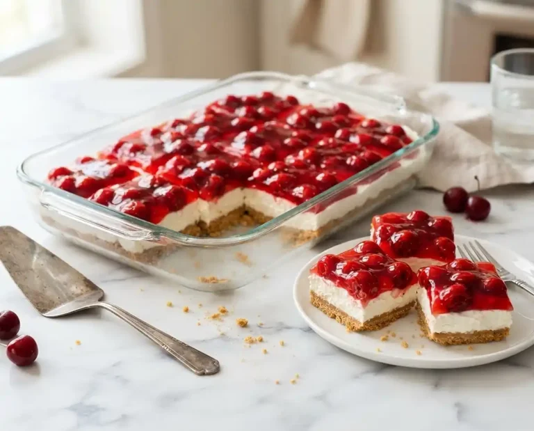 Classic Cherry Delight Squares