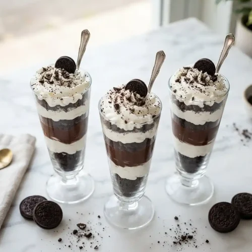 Cookies and Cream Pudding Parfaits 2 Cookies and Cream Pudding Parfaits