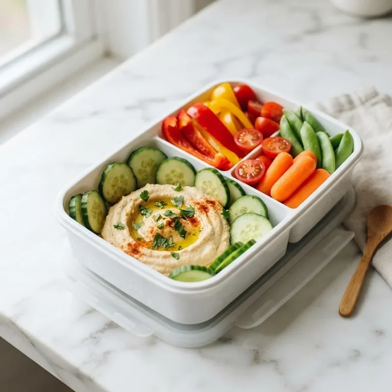 Cucumber Hummus Veggie Bento Boxes