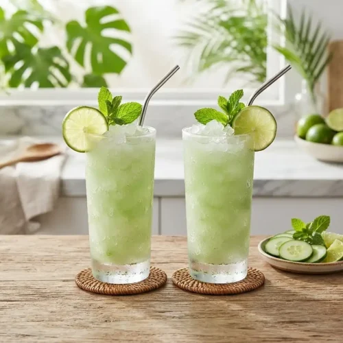 Cucumber Lime Hydration Slushie 2 Cucumber Lime Hydration Slushie