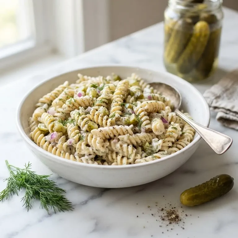 Taste with Purpose 9 Dill Pickle Ranch Pasta Salad