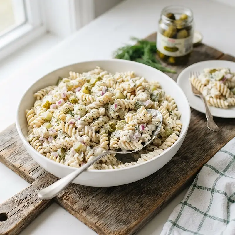 Dill Pickle Ranch Pasta Salad 4 Dill Pickle Ranch Pasta Salad recipe