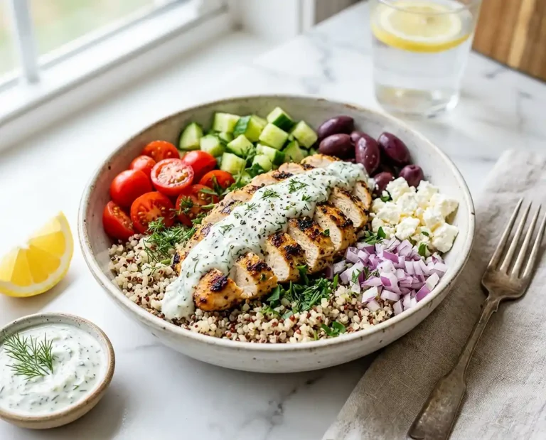 Greek Lemon Chicken Power Bowls