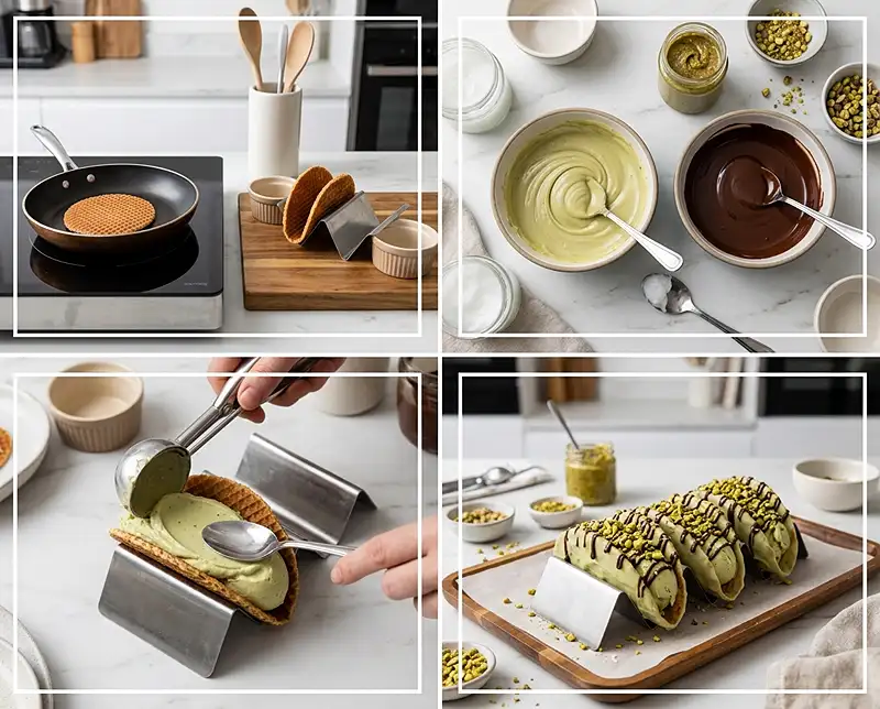 Dubai Chocolate Tacos Recipe 4 How to Make Dubai Chocolate Tacos Recipe