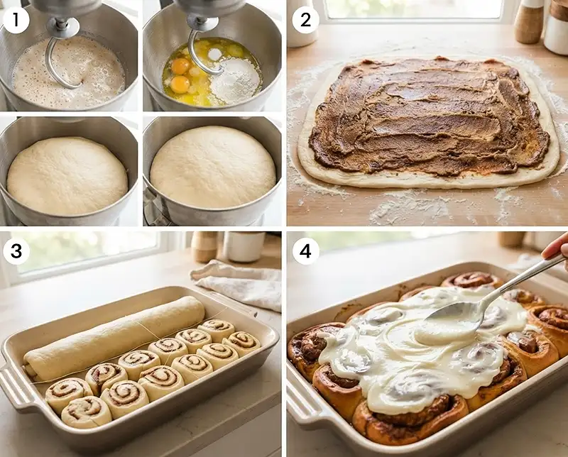 How to Make cinnamon rolls with brown sugar and butter​
