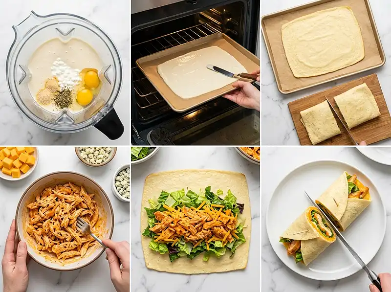 How to Make cottage cheese chicken wrap recipe​