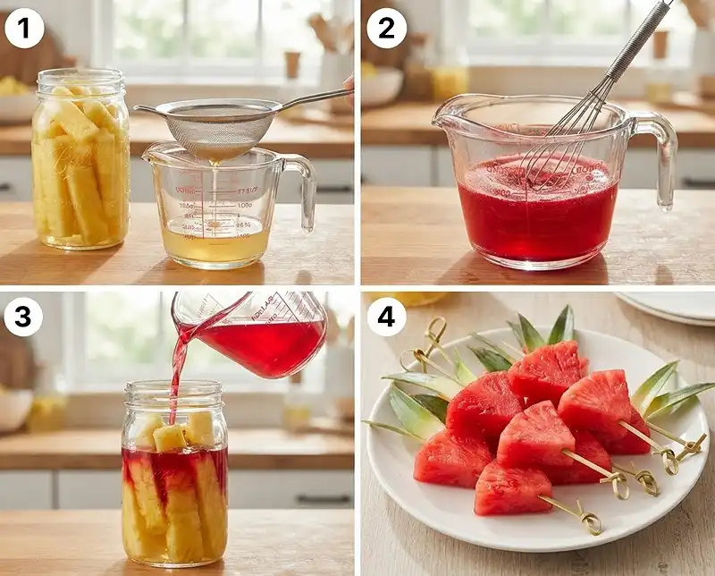 How to Make kool aid pineapple spears​