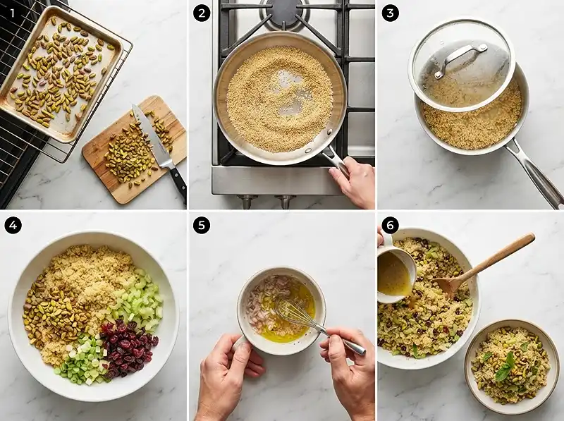 Quinoa Pistachio Cranberry Salad 4 How to Make quinoa pistachio cranberry salad_