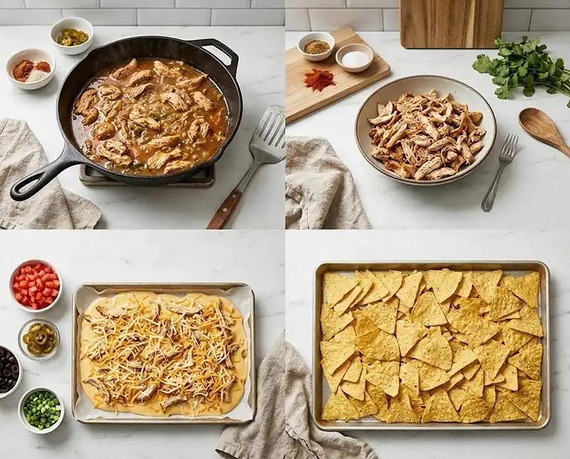 How to Make sliding sheet pan nachos​