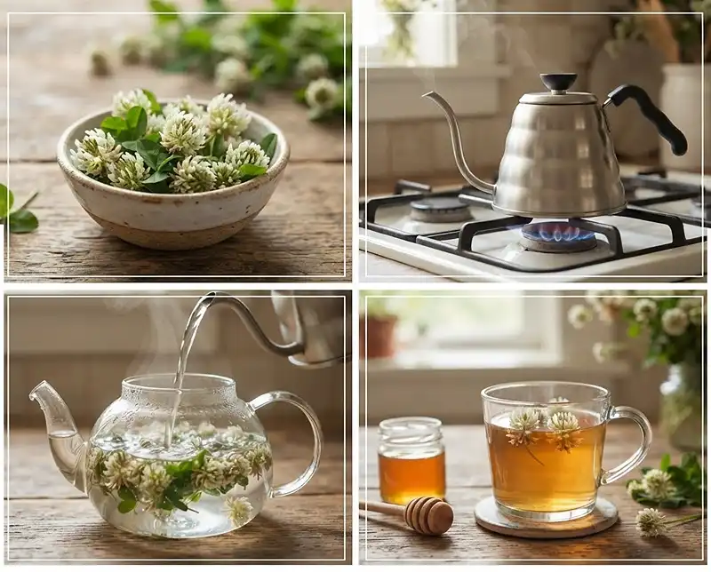 How to Make white clover tea recipe​
