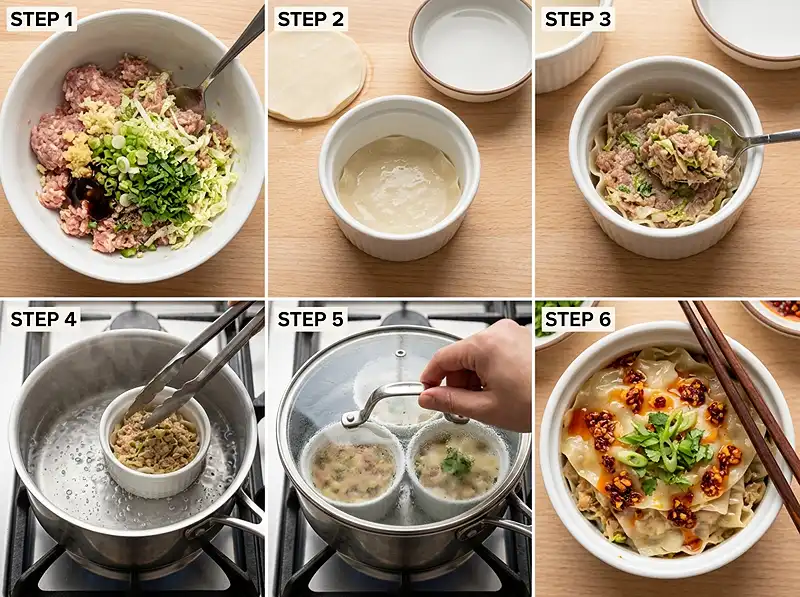 How to Make ​napa soup dumpling lasagna​