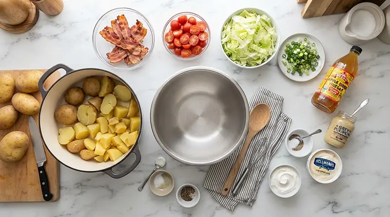 Creamy BLT Potato Salad Recipe 2 INGREDIENTS FOR Creamy BLT Potato Salad