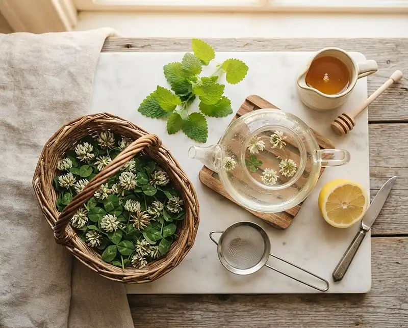 Ingredients for white clove tea recipe​