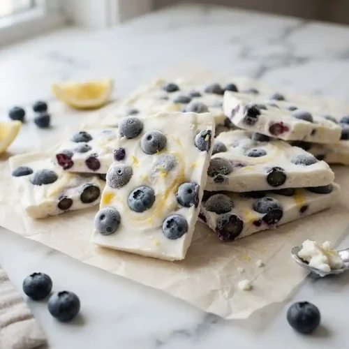 Lemon Blueberry Yogurt Protein Bark 5 Lemon Blueberry Yogurt Protein Bark