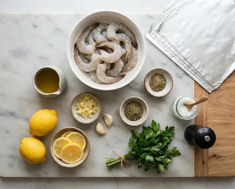 Lemon Herb Shrimp Foil Packets 2 Lemon Herb Shrimp Foil Packets Ingredients