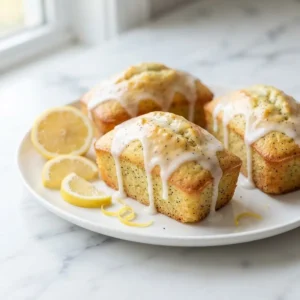 Lemon Poppy Seed Mini Loaves