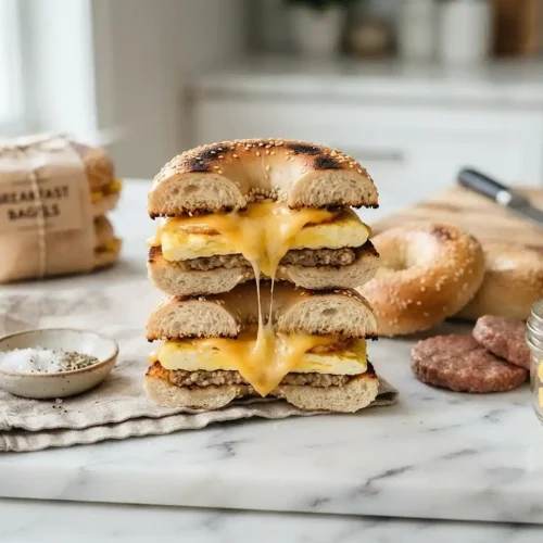 Make-Ahead Bagel Breakfast Sandwiches 5 Make-Ahead Bagel Breakfast Sandwiches