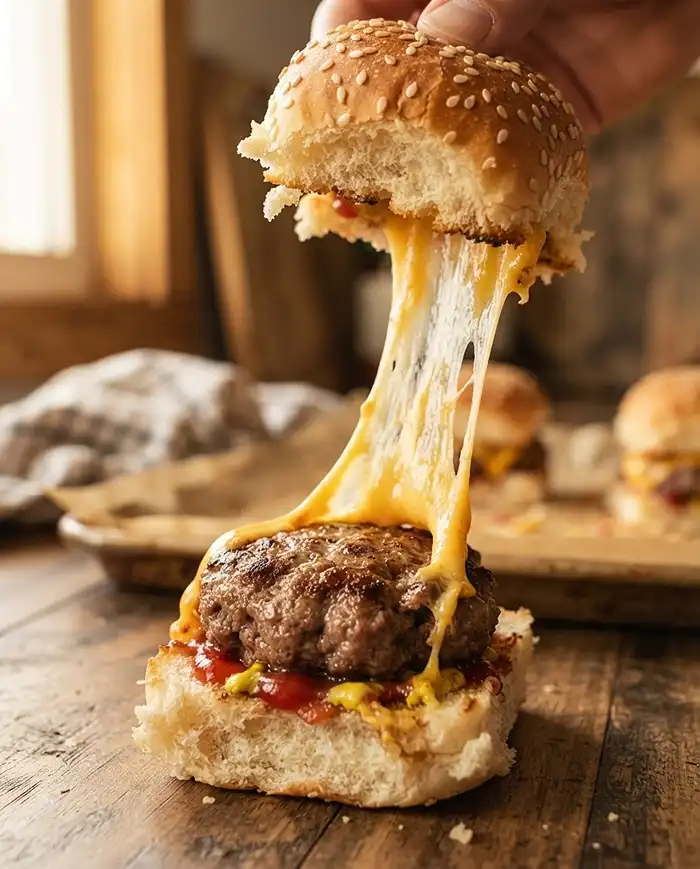Mini Cheeseburger Slider Bake 4 Mini Cheeseburger Slider Bake Recipe